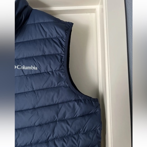 Columbia Slope Edge Insulated Vest Mens XL Blue Puffer Omni-Heat New Tags - Picture 5 of 13
